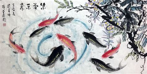 九魚圖游的方向|【九魚圖遊的方向】九魚圖擺放指南：方向、位置與禁忌一次看。